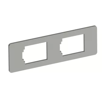   OBO-7408703 szerelőlemez 2 db B típusú kivágáshoz 77x24x1,5  - MPMT45 2B