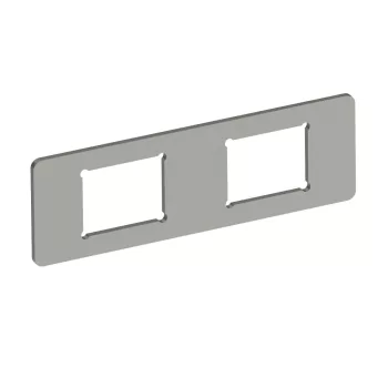   OBO-7408705 szerelőlemez 2 db C típusú kivágáshoz 77x24x1,5  - MPMT45 2C