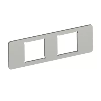   OBO-7408707 szerelőlemez 2 db F típusú kivágáshoz 77x24x1,5  - MPMT45 2F