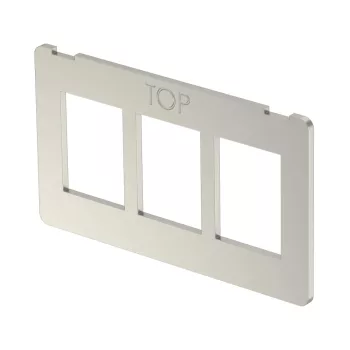   OBO-7408712 Szerelolap 3 db A típusú kivágással 63x36x1,5  - MPK 3A