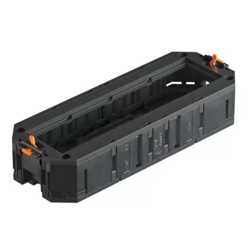   OBO-7408727 Univerzális tartó Modul 45 szerelv beépítéshez 208x76x40 grafitszürke - UT4 45 4