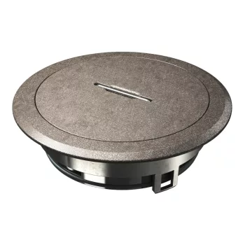   OBO-7408859 tubusfedél fogantyúval 140 mm vernickelt-oxidiert 0 - GES R2T Ni-O