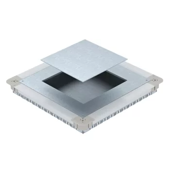   OBO-7410062 padló alatti szerelvénydoboz GES9/55UV-hez 467x467x55 szalaghorganyzott, DIN EN 10346 - UGD55 350-3 9R