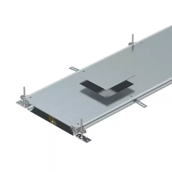   OBO-7424602 nyitható padlócsatorna GES4 szerelvénybetéthez 2400x400x60 szalaghorganyzott, DIN EN 10346 - OKA-W4006050D4