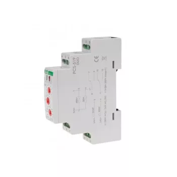   F&F Filipowski - PCS-519 DUO 10 funkciós időrelé - Időrelé multifunkciós, 10 funkció, DIN sínre, 230VAC/24V AC/DC  2x8A - HD Hungária - PCS-519 DUO