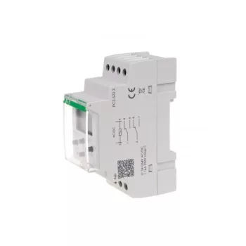   F&F Filipowski - PCZ-522 programozható időrelé - Időkapcsoló, programozható, LCD, DIN, 24-264V AC/DC, 24h/7nap 125 program NFC, DPDT - HD Hungária - PCZ-522