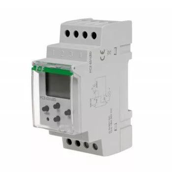   F&F Filipowski - PCZ-531LED programozható időrelé - Időkapcsoló, programozható, LCD, DIN, 9-30VDC, LED kijelző - HD Hungária - PCZ-531LED