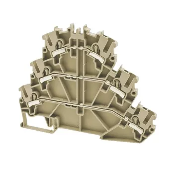   IMO - SK PFT3BEIGE - Sorkapocs, push-fit, 2,5mm2, 3 emeletes, bézs, 500V, 24A - HD Hungária - PFT3BEIGE