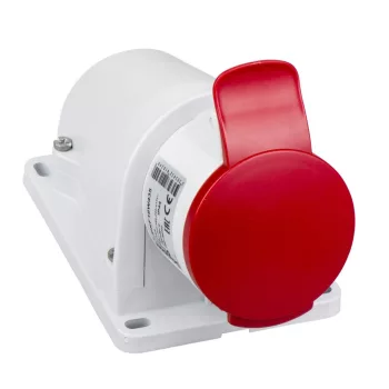   SCHNEIDER PKF16W435 - MUREVA PK (Pratika) Falra szerelhető aljzat, 3P+N+F, 6h, 16A, 415V, IP44, csavaros