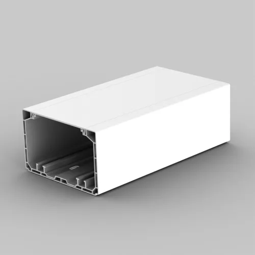 KOPOS ELEKTRO - PK 110X65 D HF HD - Szerelvénybeépítő csatorna Parapetcsat műa  110x65mm tetővel 2méter fehér halogénmentes