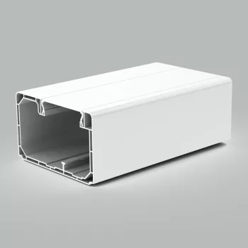   KOPOS ELEKTRO - PK 90X55 D HD - Szerelvénybeépítő csatorna Parapetcsat műa 90x55mm tetővel fehér 1 rek. 45mm 2m/szál 12m/cs