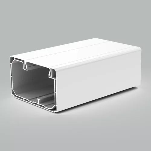 KOPOS ELEKTRO - PK 90X55 D HD - Szerelvénybeépítő csatorna Parapetcsat műa 90x55mm tetővel fehér 1 rek. 45mm 2m/szál 12m/cs
