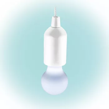   SOMOGYI ELEKTRONIC - PLZ 1/WH - LED-es zsinórlámpa, 1 LED, hidegfehér, 100 cm zsinór