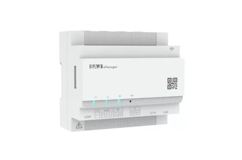 SCHRACK - SAJ eManager, EMS rendszerhez Connection to the portal: Ethernet or Wi-Fi via router, protection class: II - PVI7EMAN--