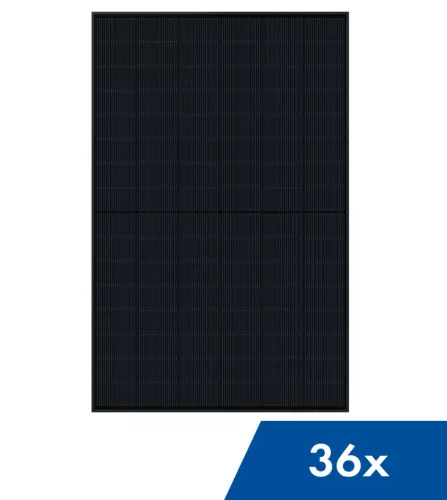 SCHRACK - Astronergy ASTRO N7s 450W Glas/Glas mono, 1500 VDC, FB, Pal 36db/raklap - PVM345FB-P