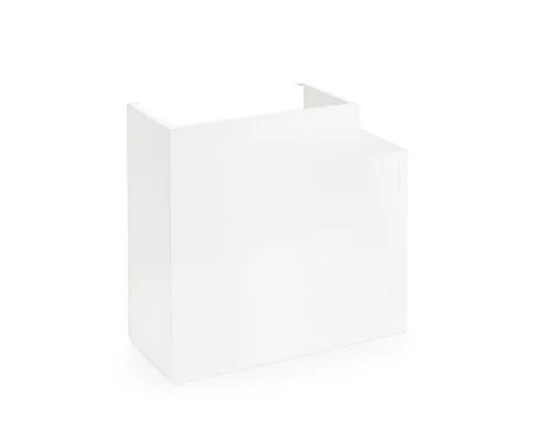 SCHRACK - Lapos sarok  Signa Base mellvédcsatornához 70/130 RAL9001  - RH701038-4