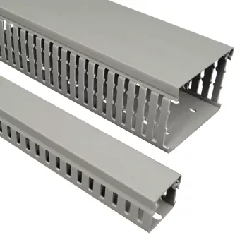   KOPOS ELEKTRO - RK 50X50 DIN LD - Perforált huzalozócsatorna Műa csatorna  50x50mm perforált vil.szürke