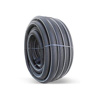   RP-CR10200G3 - Gégecső D200 duplafalú Blackcor PE befűzőszálas - Külső Ø 200mm, Belső Ø 182mm, 25m/tekercs