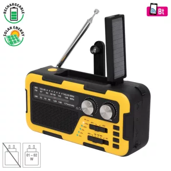   SOMOGYI ELEKTRONIC - RPH 2 - Napelemes hibrid rádió, BT/USB/SD