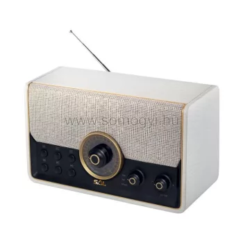   SOMOGYI ELEKTRONIC - RRT 6B - Retro  rádió, AM-FM-BT-USB-mSD