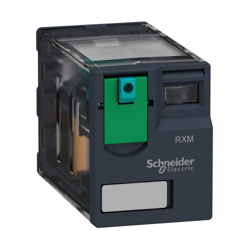 SCHNEIDER RXM3AB1ED - Zelio RXM miniatűr relé, 3CO, 10A, 48VDC, tesztgomb