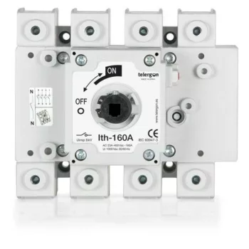   TELERGON - TELERGON terheléskapcsoló S5, 160A, 3P, kengy csatl., 0 méret - Terheléskapcsoló  S5000 - HD Hungária - S5-01603PB0