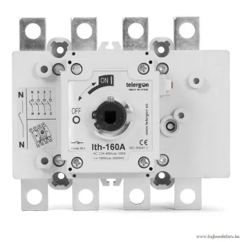   TELERGON - TELERGON terheléskapcsoló S5, 160A, 3P, M csatl., 0 méret - Terheléskapcsoló  S5000 - HD Hungária - S5-01603PS0