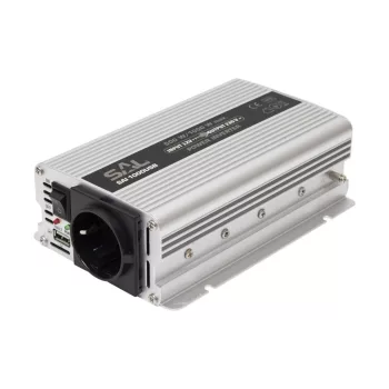   SOMOGYI ELEKTRONIC - SAI 1000USB - Feszültségátalakító, 500/1000W, USB aljzat