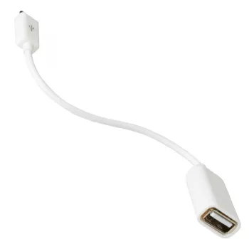   SOMOGYI ELEKTRONIC - SA 044 - OTG kábel, microUSB dugó-USB aljzat