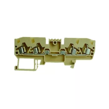   IMO - SK SCD2.5CBEIGE - Sorkapocs rugós, 2,5mm, 600V, 20A, 2be-2ki, bézs - HD Hungária - SCD2.5CBEIGE