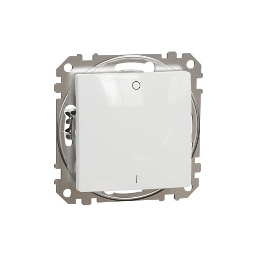 SCHNEIDER SDD111102 - SEDNA Kétpólusú kapcsoló, rugós bekötés, 10AX, (102), fehér