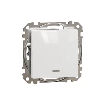   SCHNEIDER SDD111102N - SEDNA Kétpólusú kapcsoló, EF, 10AX, fehér