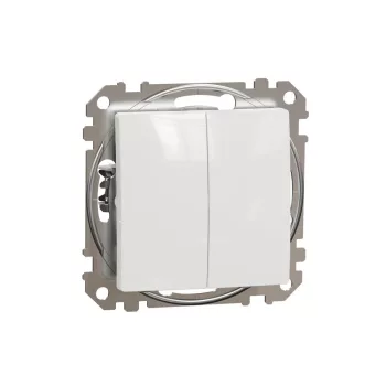   SCHNEIDER SDD111105 - SEDNA Csillárkapcsoló, rugós bekötés, 10AX, (105), fehér