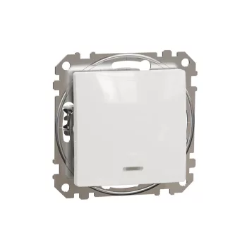   SCHNEIDER SDD111106N - SEDNA Váltókapcsoló, EF, 10AX, fehér