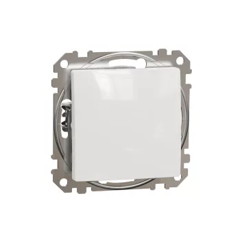   SCHNEIDER SDD111111 - SEDNA Egypólusú nyomó, rugós bekötés, 10A, (101N), fehér