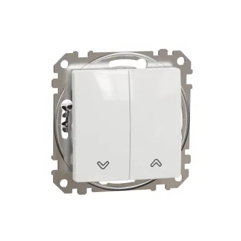   SCHNEIDER SDD111114 - SEDNA Redőnynyomó, rugós bekötés, 10AX, fehér