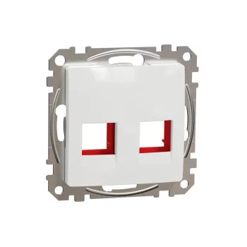   SCHNEIDER SDD111441C - SEDNA 2xRJ45 adapter, KRONE, ICS, AMP-Tyco betétekhez, fehér