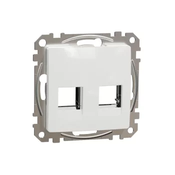   SCHNEIDER SDD111442C - SEDNA 2xRJ45 adapter, AMP-Tyco betétekhez, fehér