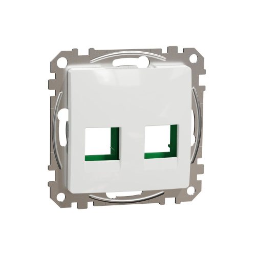 SCHNEIDER SDD111443C - SEDNA 2xRJ45 adapter, SYSTIMAX, RDM betétekhez, fehér