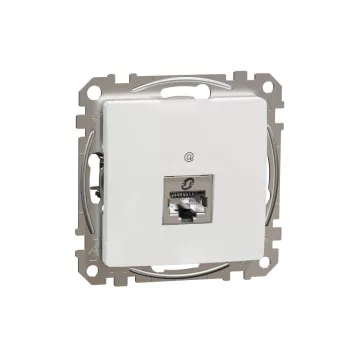 SCHNEIDER SDD111466S - SEDNA 1xRJ45 Cat6A STP aljzat, fehér