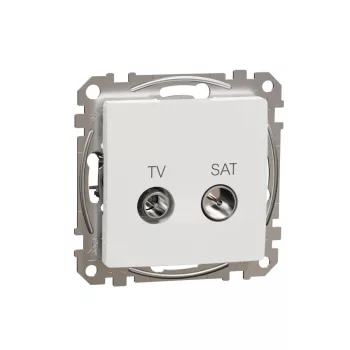  SCHNEIDER SDD111471S - SEDNA TV/SAT aljzat, végzáró, 4 dB, fehér
