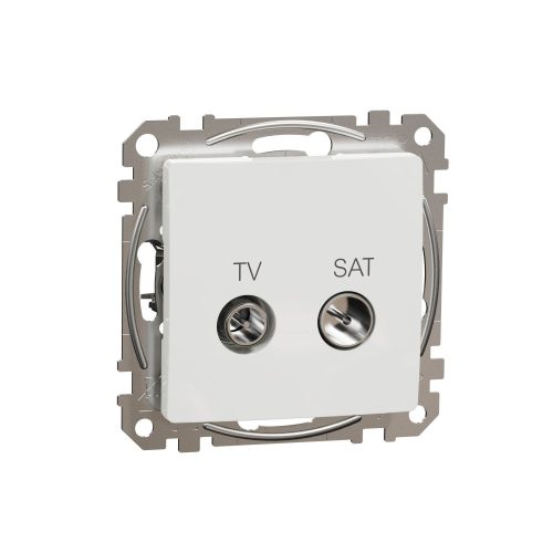 SCHNEIDER SDD111474S - SEDNA TV/SAT aljzat, átmenő, 7 dB, fehér