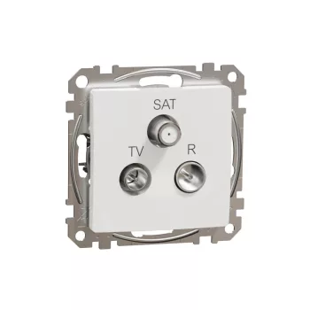   SCHNEIDER SDD111481 - SEDNA TV/R/SAT aljzat, végzáró, 4 dB, fehér