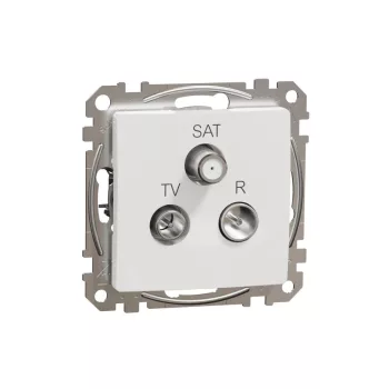   SCHNEIDER SDD111484 - SEDNA TV/R/SAT aljzat, átmenő, 7 dB, fehér