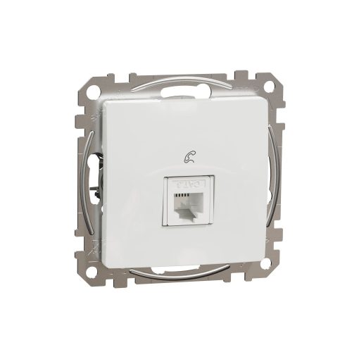 SCHNEIDER SDD111491 - SEDNA 1xRJ11 aljzat, fehér