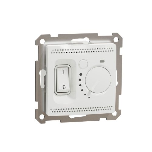 SCHNEIDER SDD111507 - SEDNA Szobatermosztát padlófűtéshez, 10A, fehér