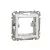 SCHNEIDER SDD111905 - SEDNA 45x45-ös adapter, fehér