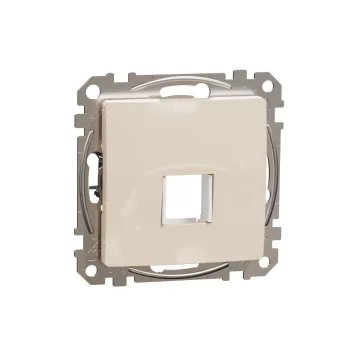   SCHNEIDER SDD112421 - SEDNA 1xRJ45 adapter, Keystone betétekhez, bézs