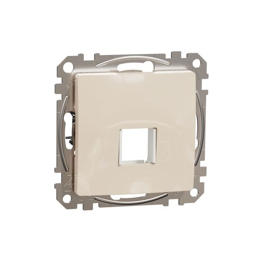 SCHNEIDER SDD112421 - SEDNA 1xRJ45 adapter, Keystone betétekhez, bézs