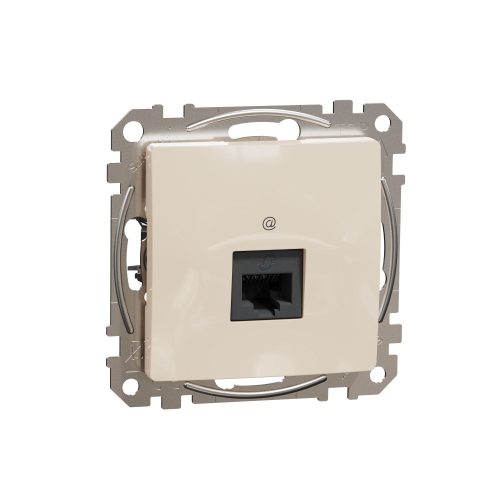 SCHNEIDER SDD112451 - SEDNA 1xRJ45 Cat5e UTP aljzat, bézs
